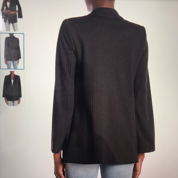 Vince Camuto Pinstripe Split Sleeves Blazer - Picture 4 of 7